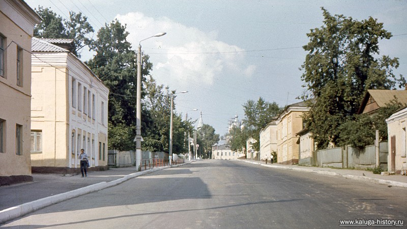 Калуга, Улица Баумана. 70-е года. Фото Д. Н. Салищева