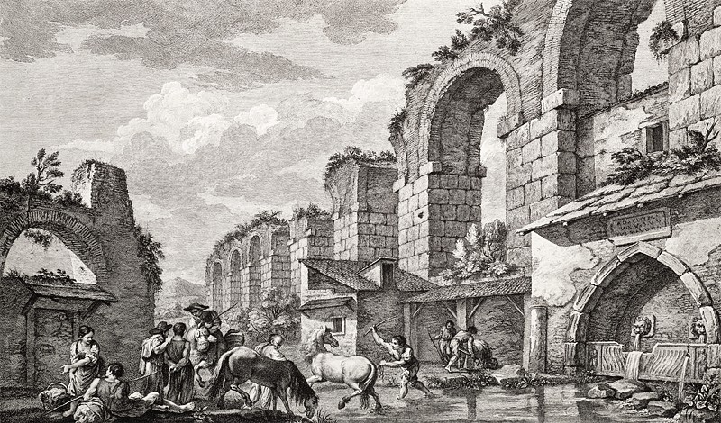 Adam, Robert, Ruins of the palace of the Emperor Diocletian at Spalatro in Dalmatia (1764)